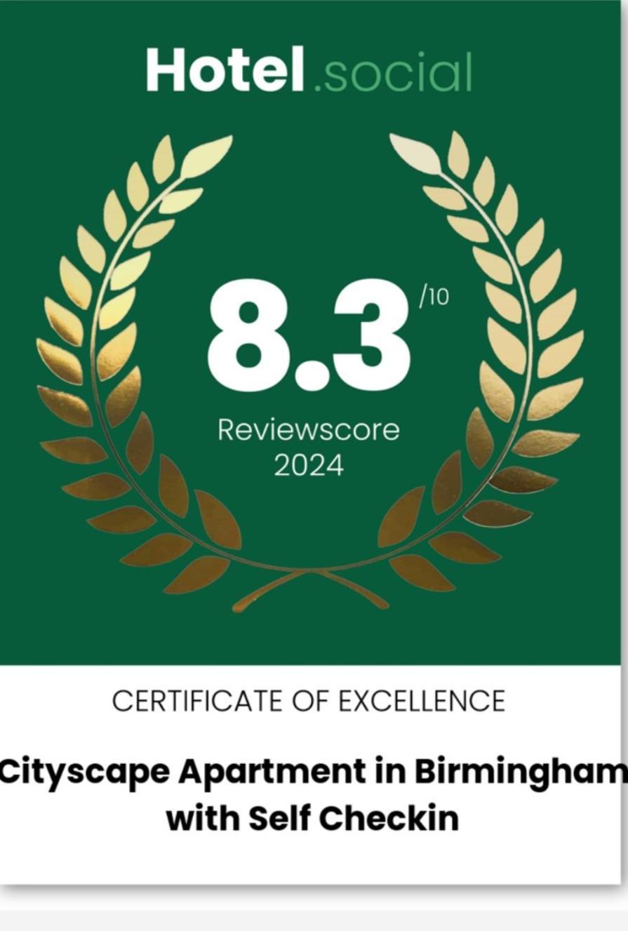 Cityscape Apartment In Birmingham With Self Checkin Exterior foto